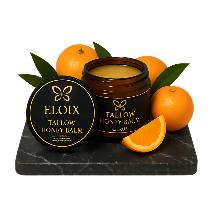Organic Grass-Fed Beef Tallow With Raw Honey Balm