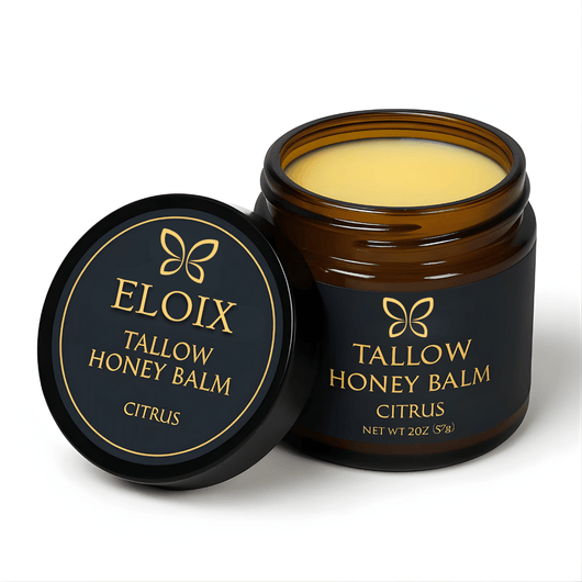 Organic Grass-Fed Beef Tallow With Raw Honey Balm